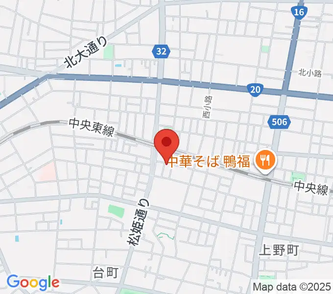 あさおか音楽教室の地図