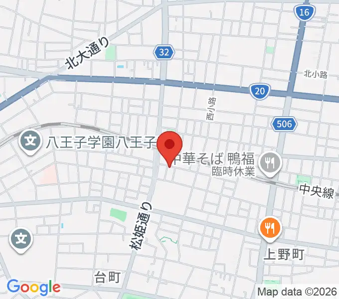 あさおか音楽教室の地図