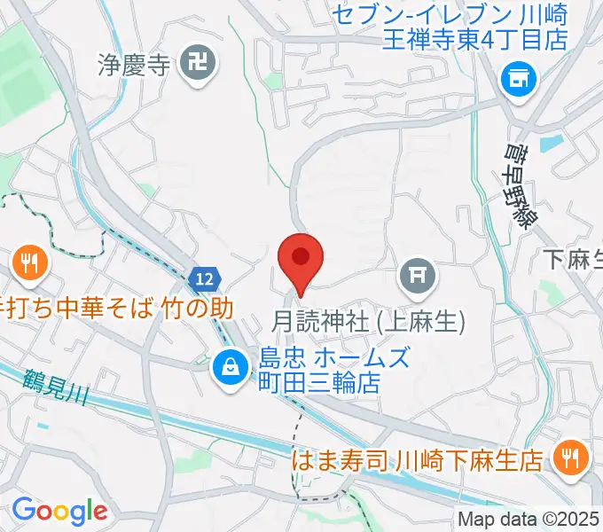 アルテドレミ音楽教室の地図