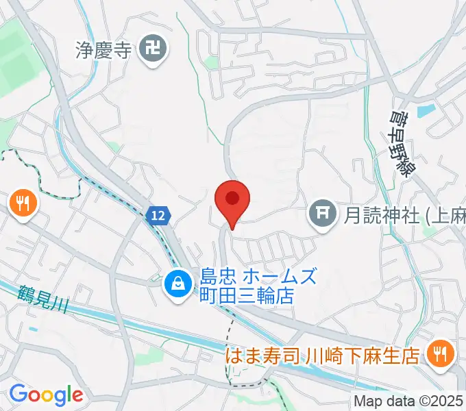 アルテドレミ音楽教室の地図