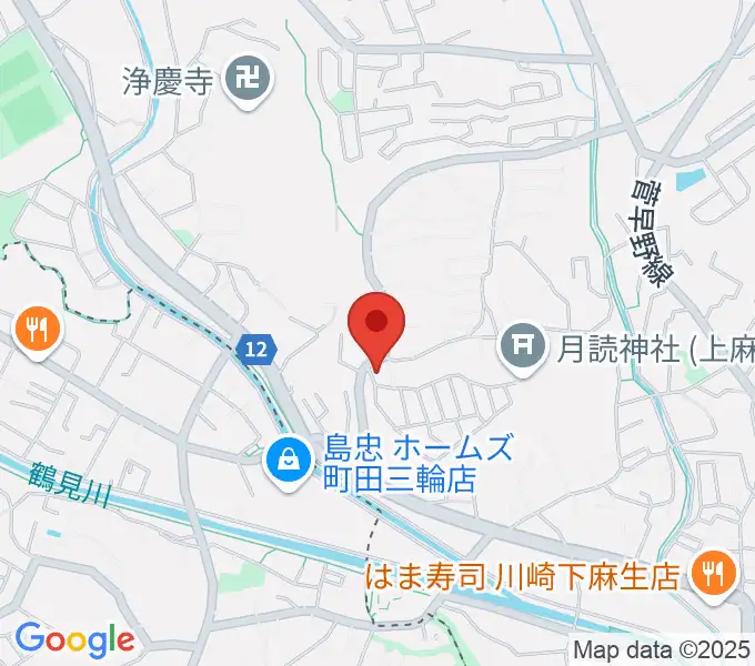 アルテドレミ音楽教室の地図