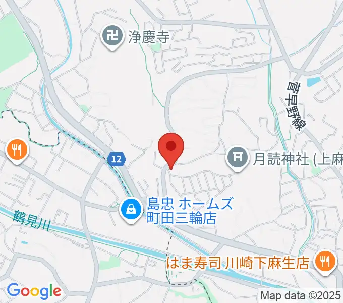 アルテドレミ音楽教室の地図