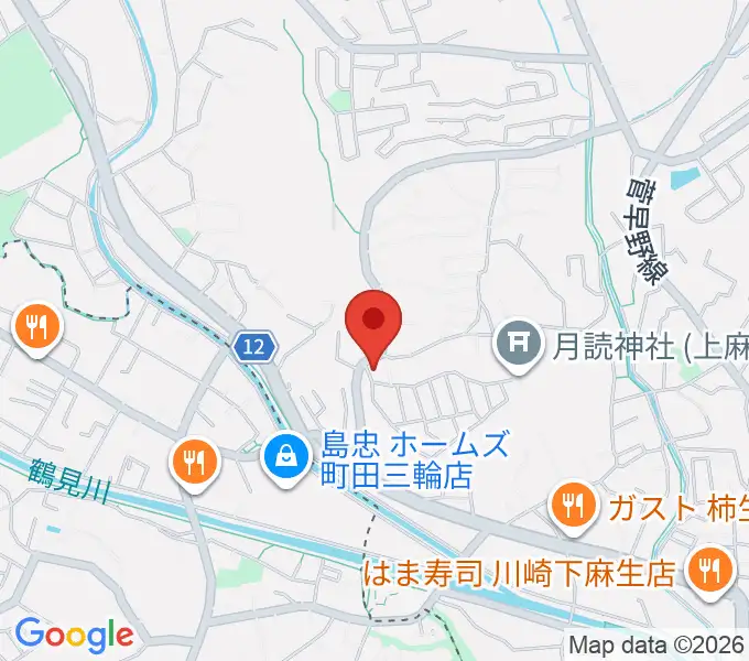 アルテドレミ音楽教室の地図