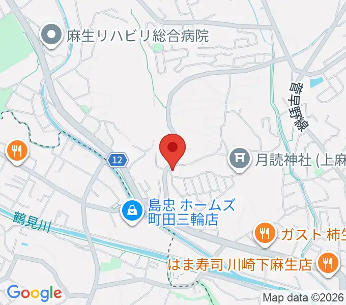 アルテドレミ音楽教室の地図