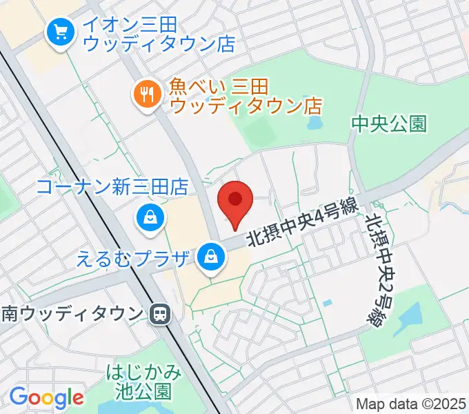 はやし音楽教室の地図