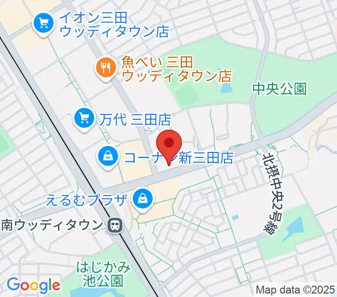 はやし音楽教室の地図