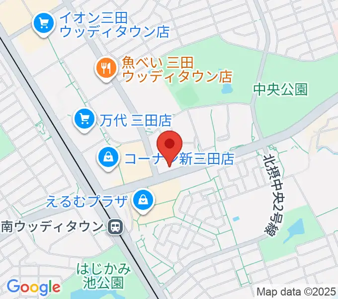 はやし音楽教室の地図