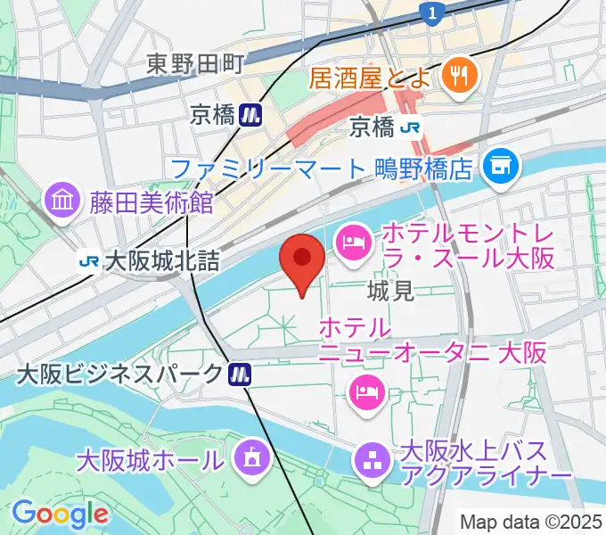 ツイン21アトリウムの地図