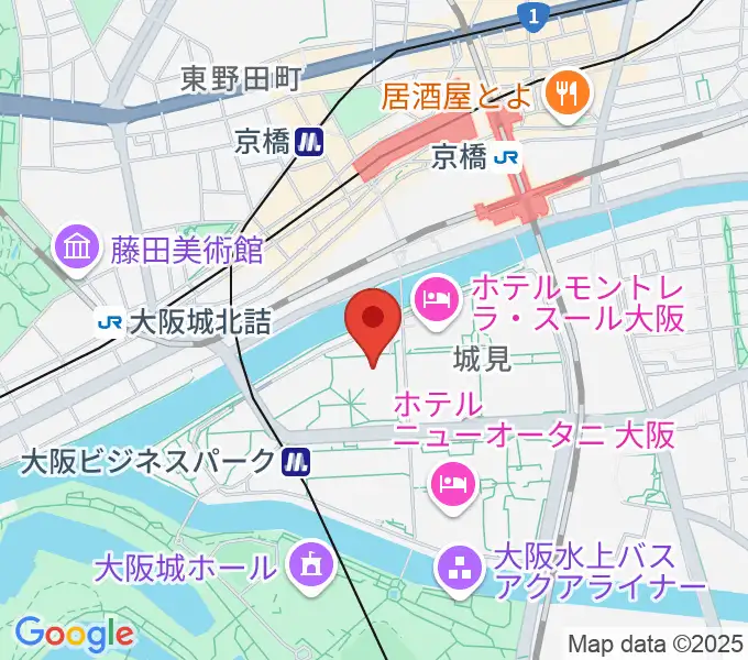 ツイン21アトリウムの地図