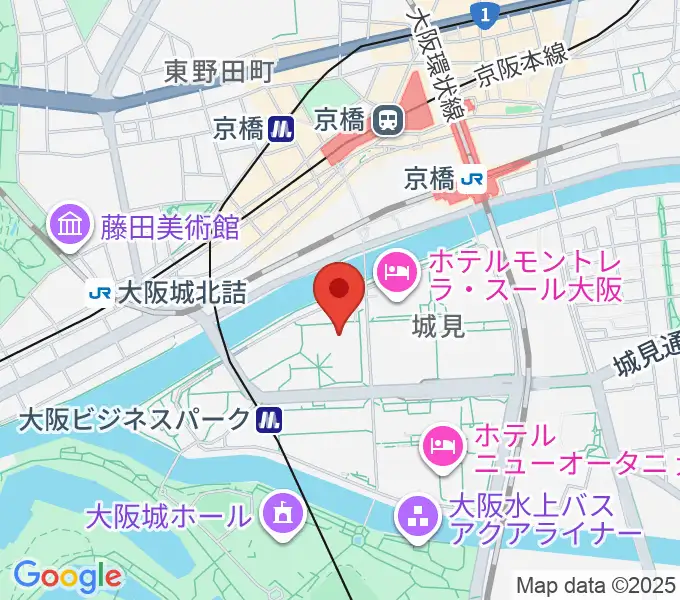 ツイン21アトリウムの地図