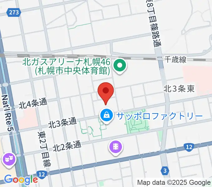 演劇専用小劇場BLOCH (ブロック)の地図