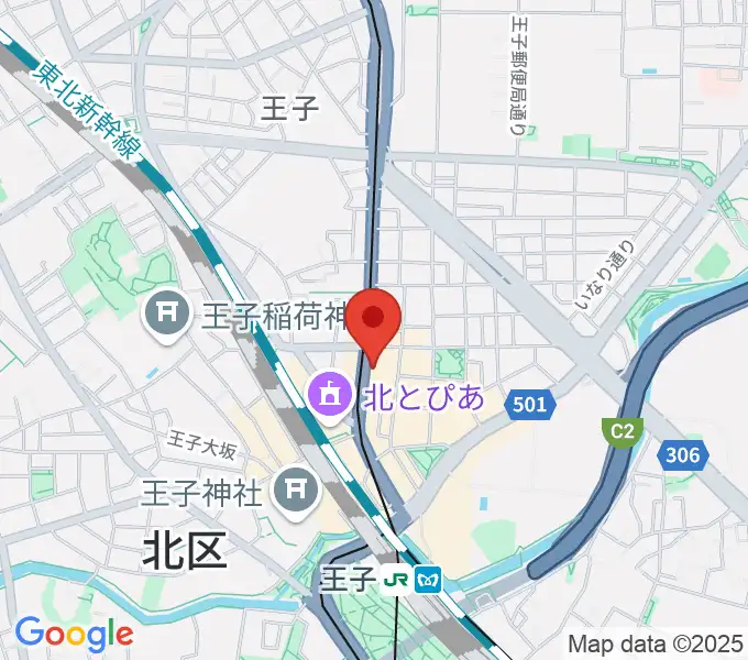 インディペンデントシアターOjiの地図