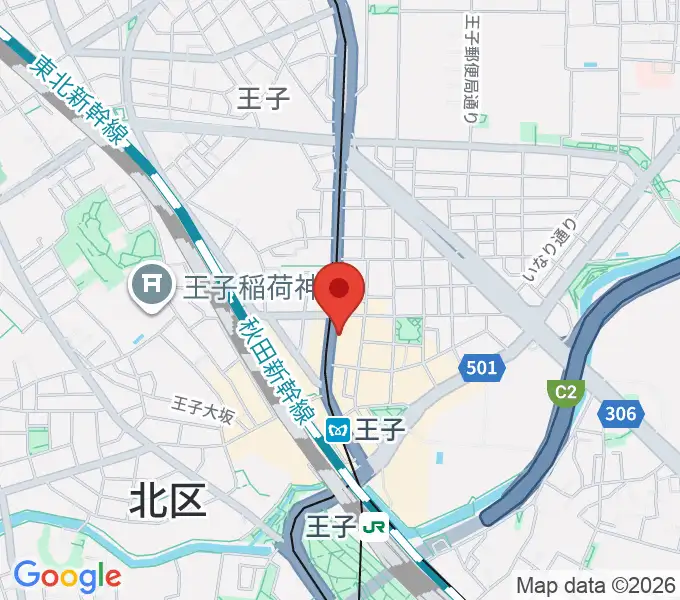 インディペンデントシアターOjiの地図