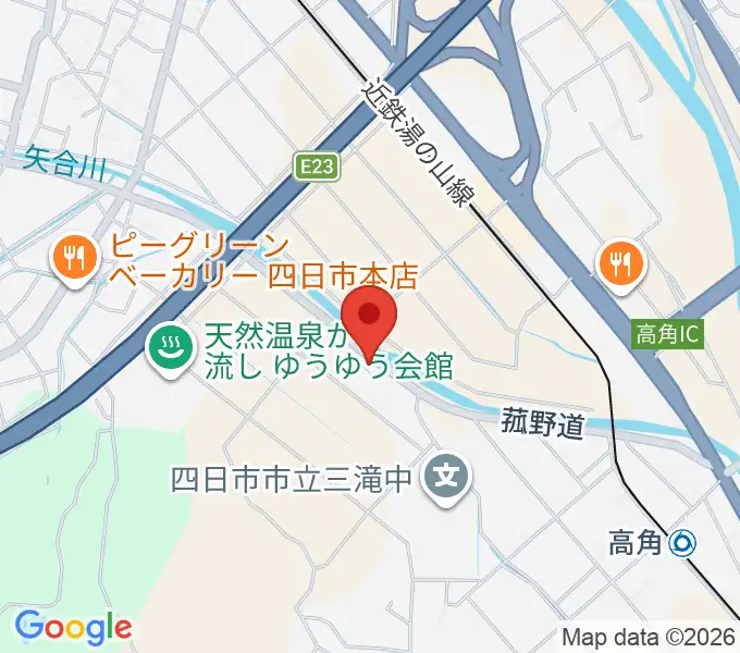 四日市サラームの地図