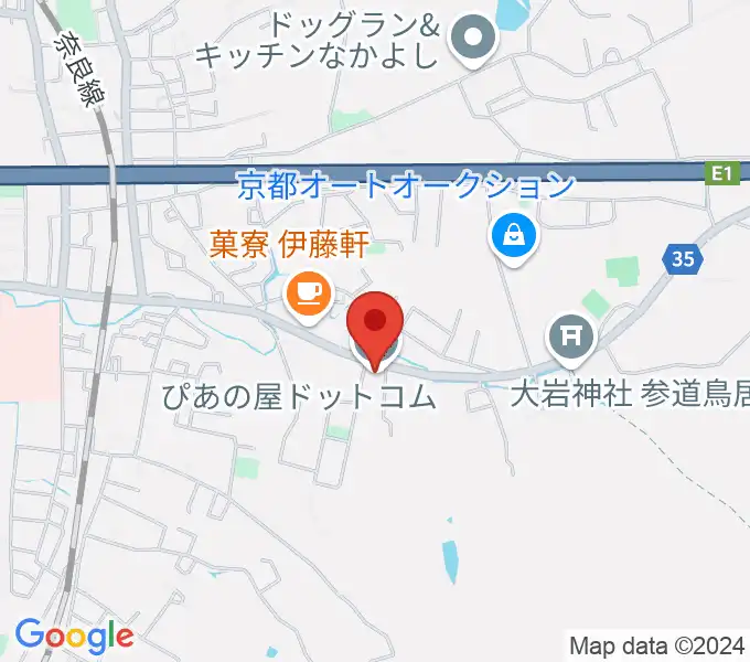 ぴあの屋ドットコムの地図