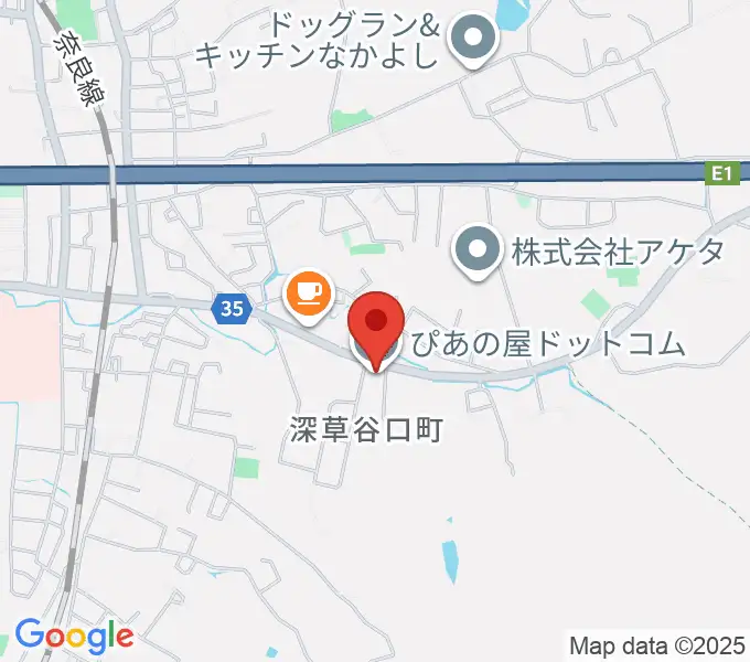 ぴあの屋ドットコムの地図
