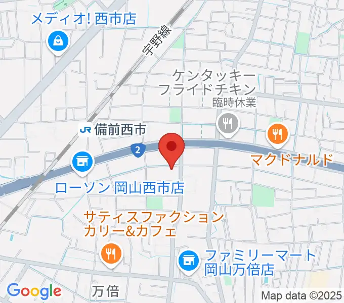 喜多商事株式会社の地図
