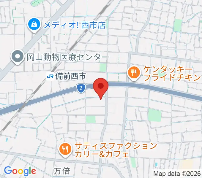 喜多商事株式会社の地図