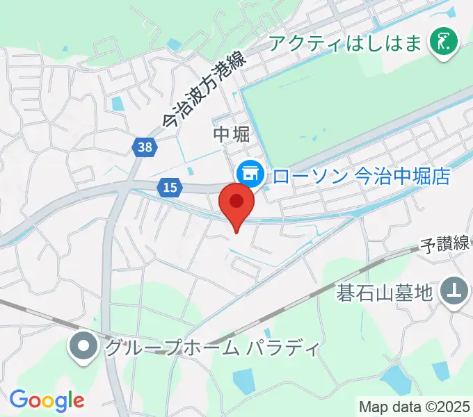 南海ピアノの地図