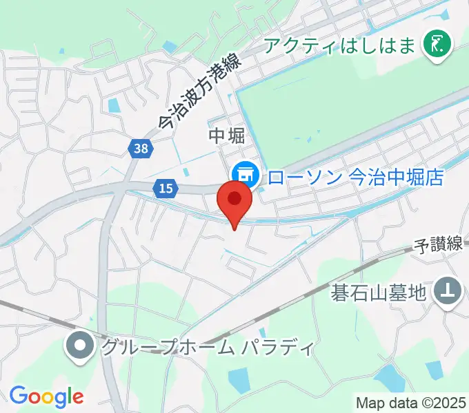 南海ピアノの地図