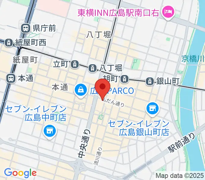 広島スローダウンの地図