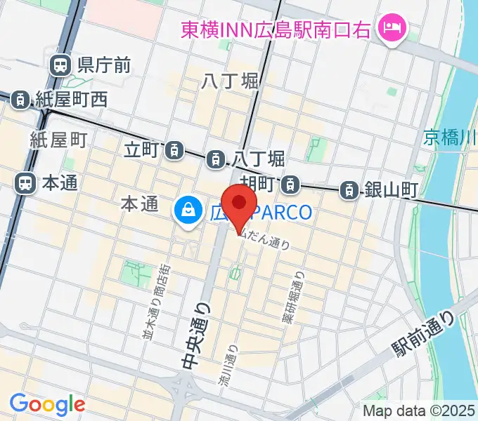 広島スローダウンの地図