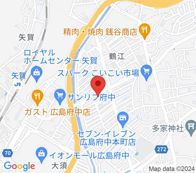 広島ララミュージックの場所
