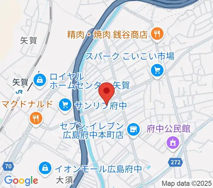 LaLa Musicピアノ教室の地図