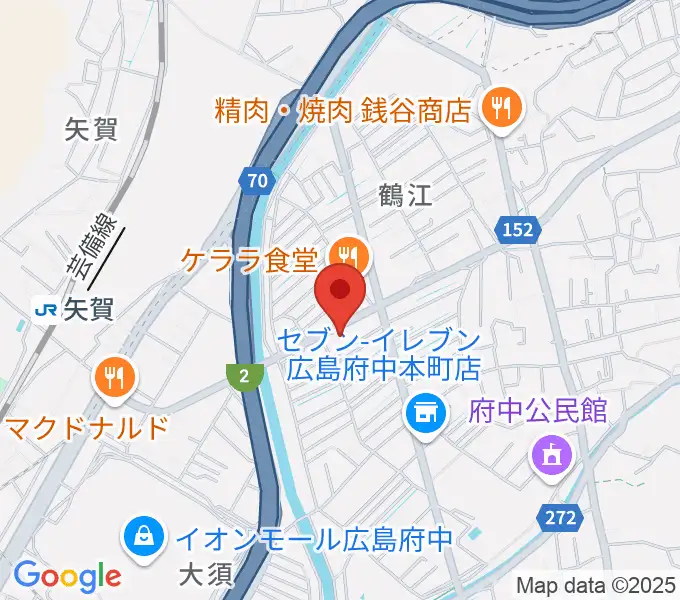 LaLa Musicピアノ教室の地図