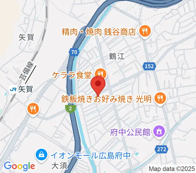 LaLa Musicピアノ教室の地図