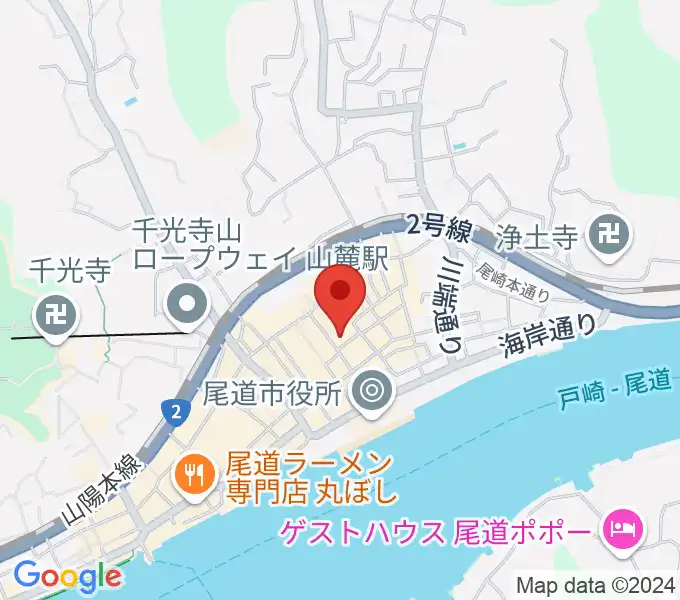 尾道オエコモヴァの地図