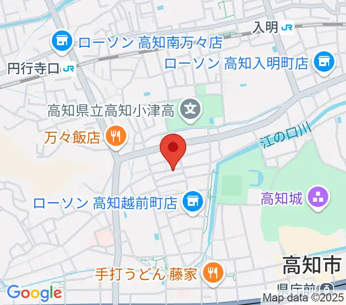 南四国ピアノ販売の地図