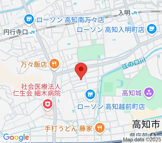 南四国ピアノ販売の地図