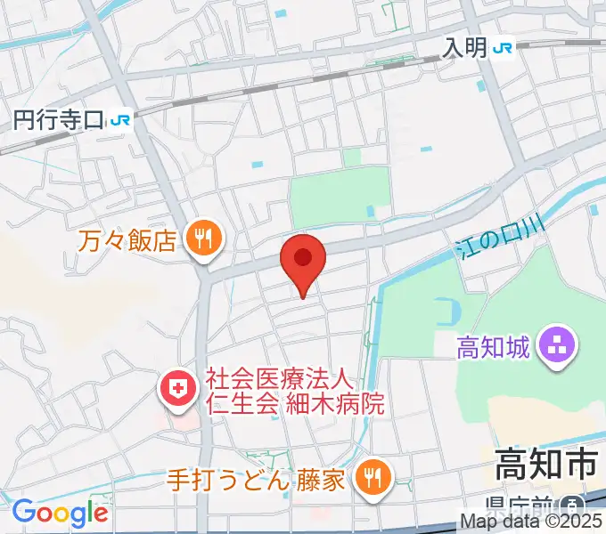 南四国ピアノ販売の地図
