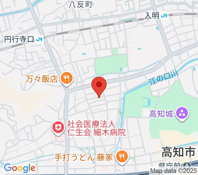 南四国ピアノ販売の地図