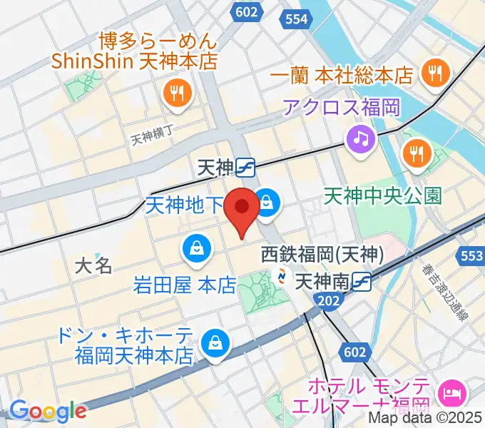 天神 照和の地図