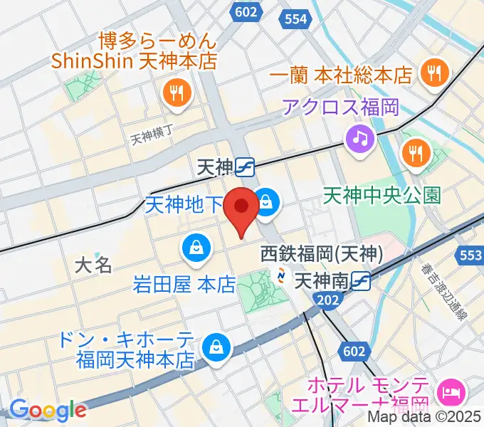 天神 照和の地図