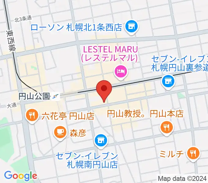 円山夜想 ルヤマノクターンの地図