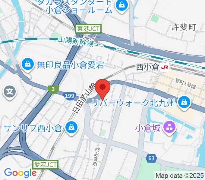 西小倉ハウス224の地図