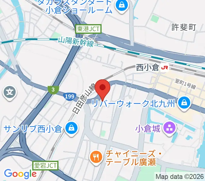 西小倉ハウス224の地図