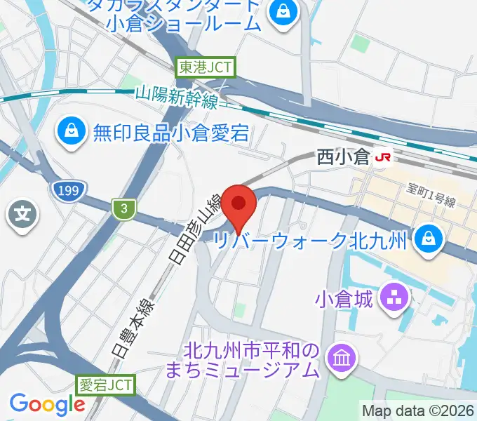 西小倉ハウス224の地図
