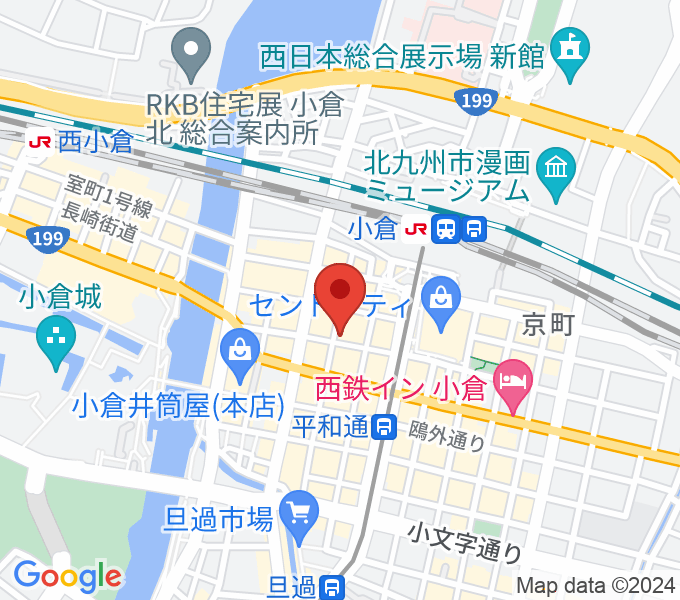 松田楽器店の場所
