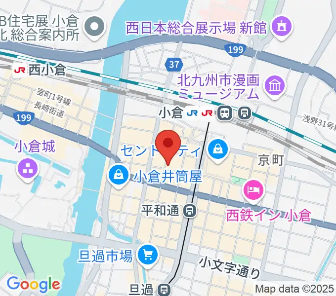 松田楽器店の地図