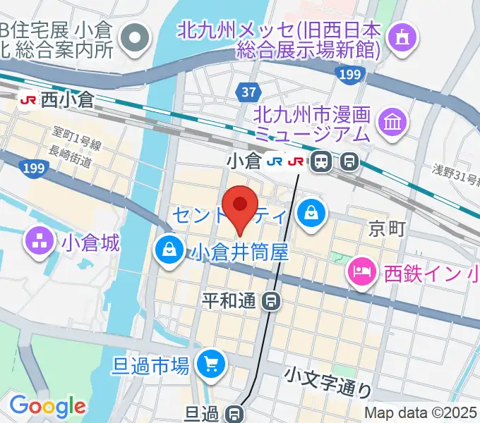 松田楽器店の地図