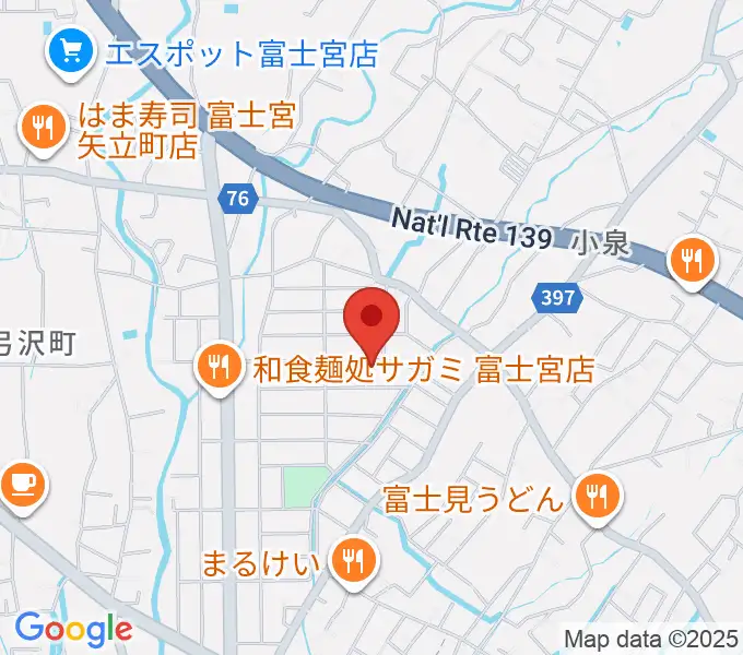たかね音楽教室の地図