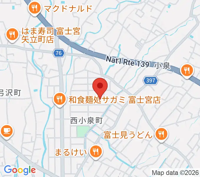 たかね音楽教室の地図