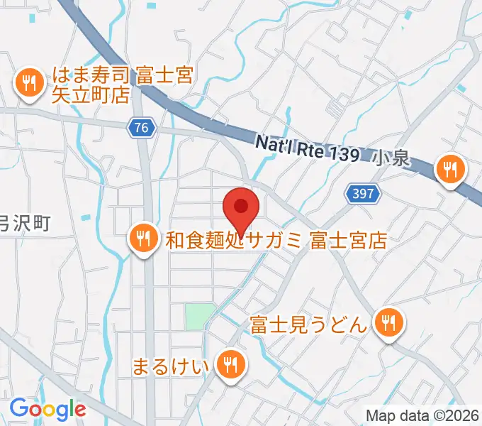 たかね音楽教室の地図