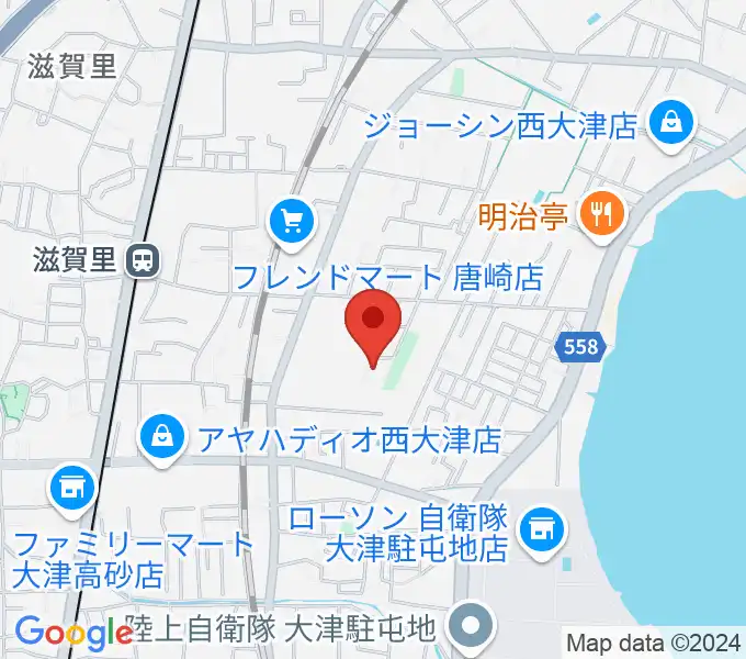 たまき音楽教室の地図