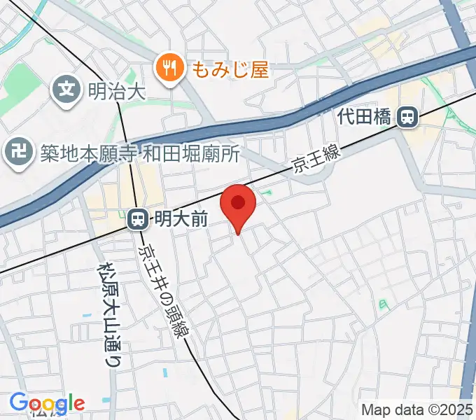 YRZ MUSIC 萬屋ドラム教室の地図