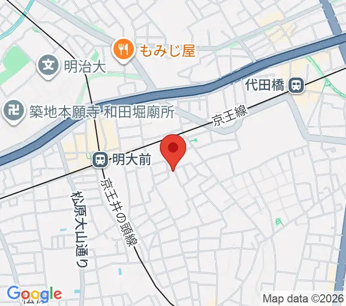 YRZ MUSIC 萬屋ドラム教室の地図